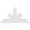 Ekena Millwork Saratoga Architectural Grade PVC Gable Bracket, 48"W x 26"H x 4"D x 6"F, 13/12 Pitch GBP048X26X0406SAR00 - alternate 2